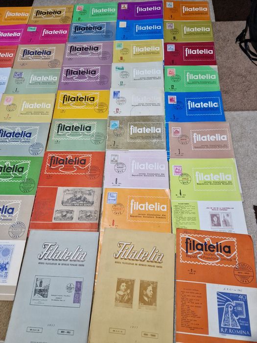 Vand colectie Revista Filatelia intre anii 1956/1973
