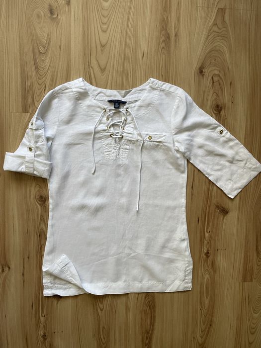 TOMMY HILFIGER / дамска ленена риза S