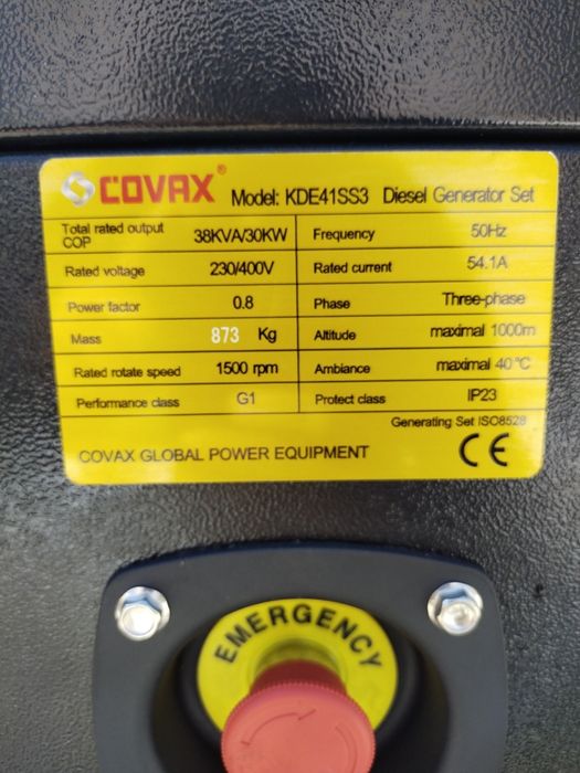 Generator 38kva 30kvt