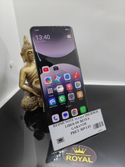Amanet Royal: Redmi note 14 Pro /256GB/8GB/liber de retea