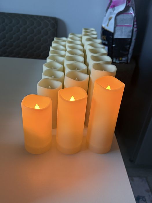 204 Lumanari LED cu baterii