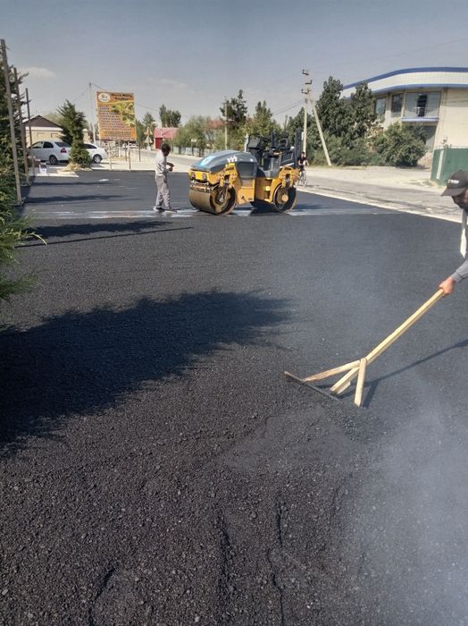 Asfaltlash ishlari Asfalt xizmati Aspalt qilib beramiz Asfalt ishlari