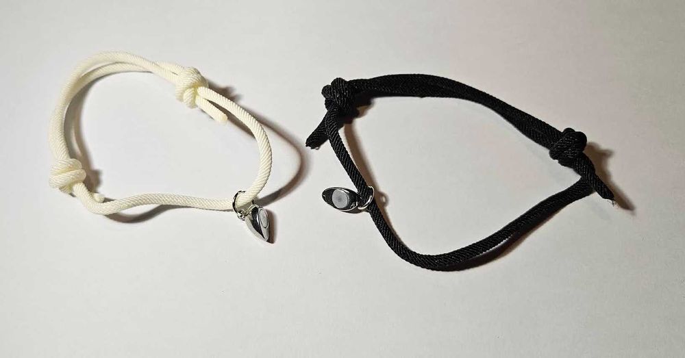 Brățări magnetice inimă pentru cupluri / BFF