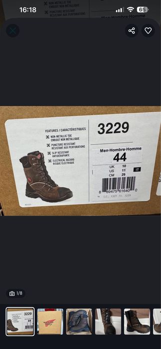 Red Wing Редвинк ботинки Сиз