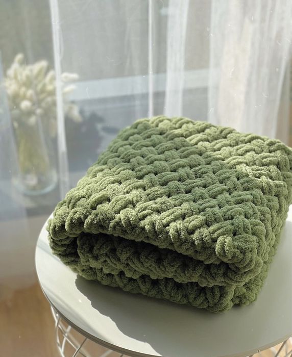 Плед ручной работы