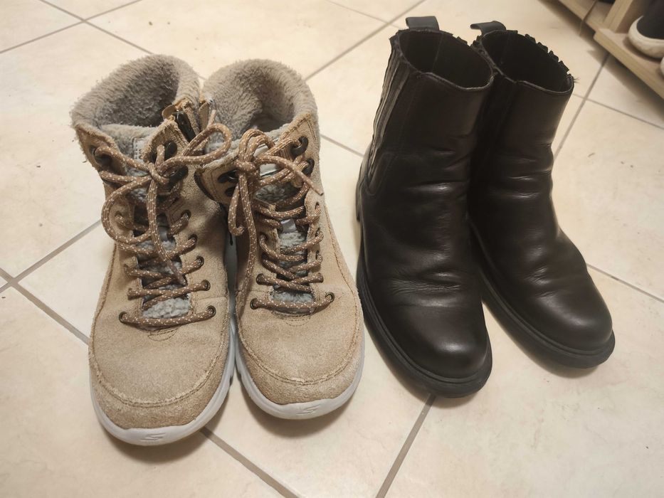 Боти Clarks и Skechers