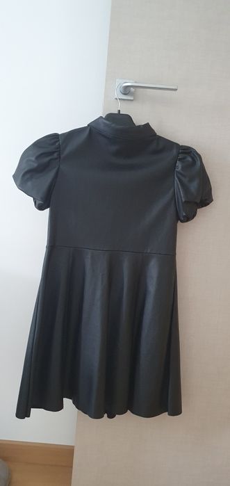 Rochie Zara imitatie piele 9 ani 134 cm