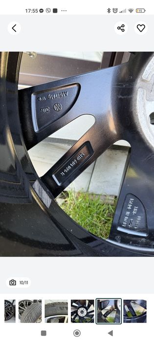 Джанти 19 цола Vw гуми Michelin 235/35r19 Цената е за комплекта