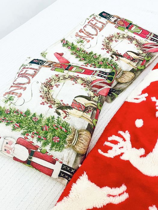 Новогодние пледы и наволочки