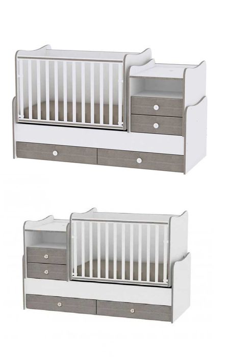 Pat bebelus / copil / mobilier multifunctional Lorelli Classic 0-12ani
