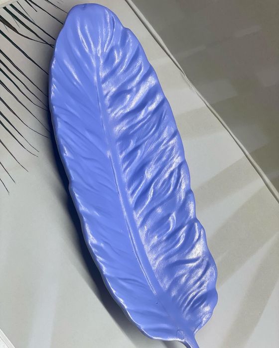 Поднос - Лист ручная работа.