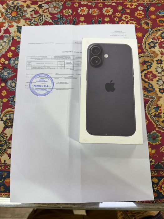 Iphone 16 black 5G 128GB запечатанный