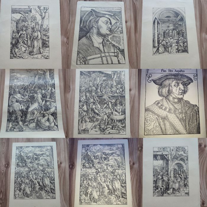 Литографии Албрехт Дюрер много броя и видове с воден знак