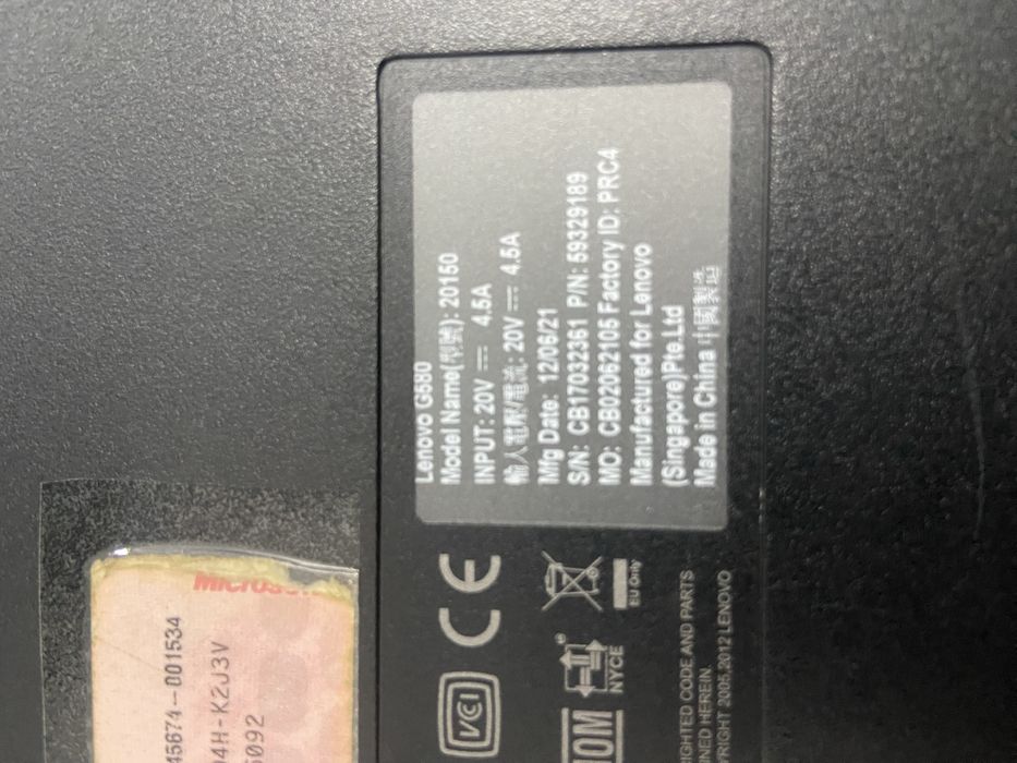 Продам два ноутбука lenovo + hp