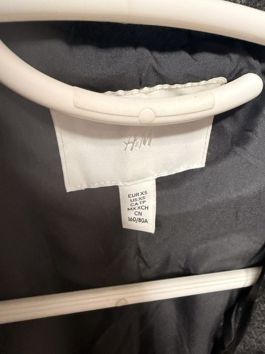 Сиво свободно палто H&M