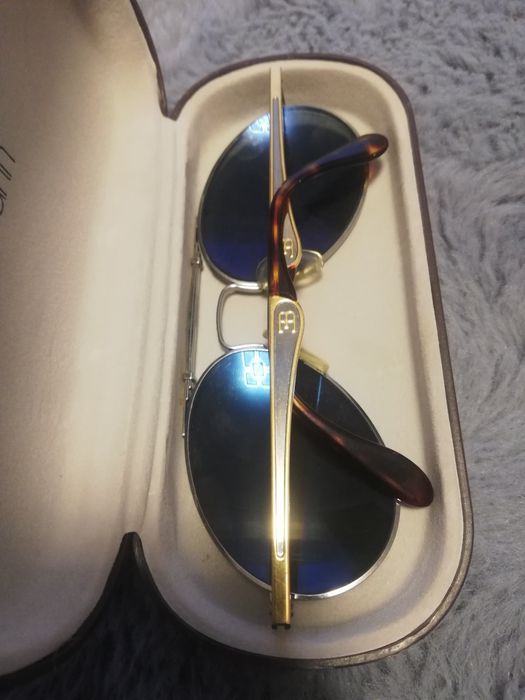 Ochelari de soare / Rame ochelari Ettore Bugatti 11946 Gold-Steel