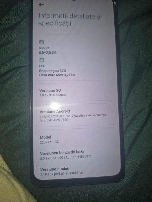 Vând Xiaomi Poco f4