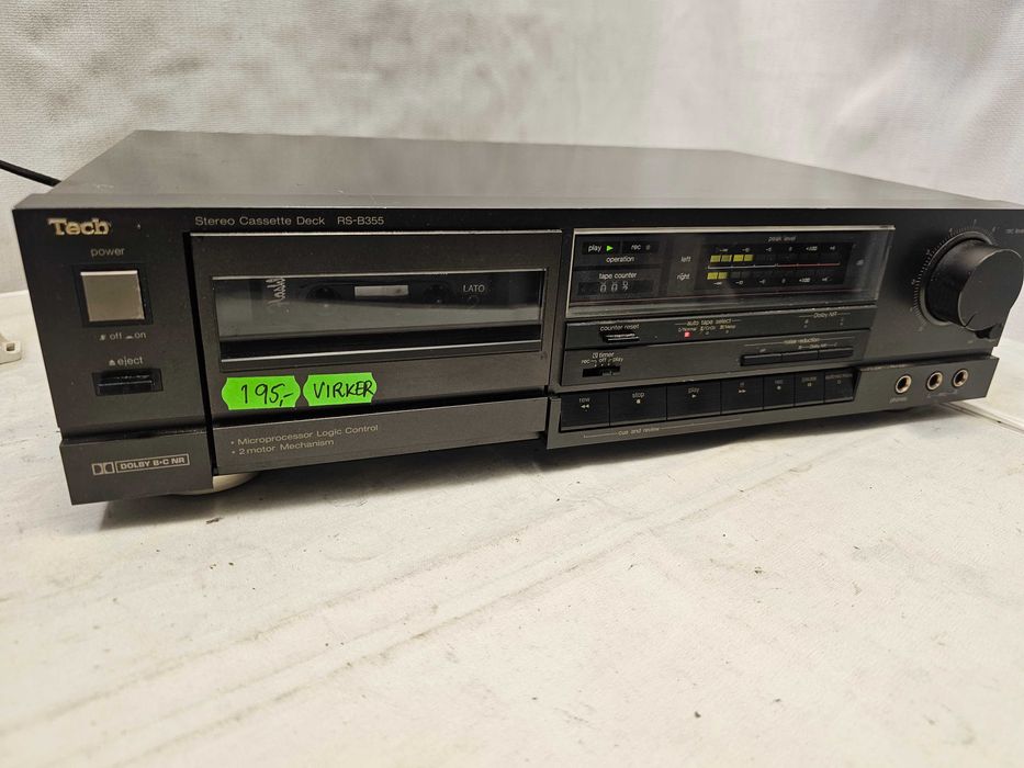 Casetofon Deck Technics RS-B355 Microprocessor Logic Control 2 Motor Made in Japan