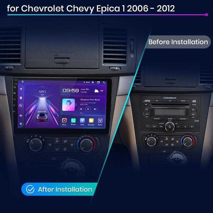 Chevrolet Epica 2006-2012 Мултимедия Навигация Android
