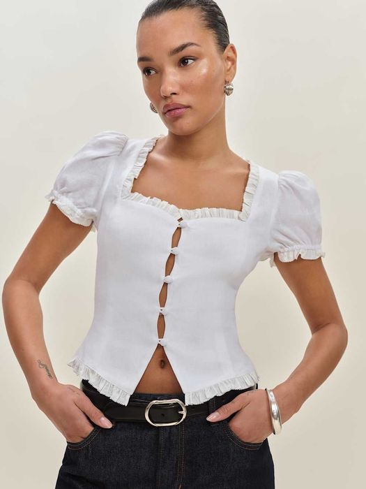 Rosemary Linen Top от Reformation