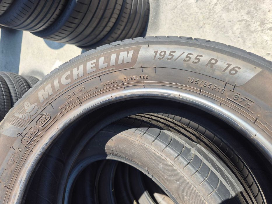 4 Anvelope de VARA - 195/55/16 87H - Michelin Primacy 4 - APP NOI - DOT 2023 !