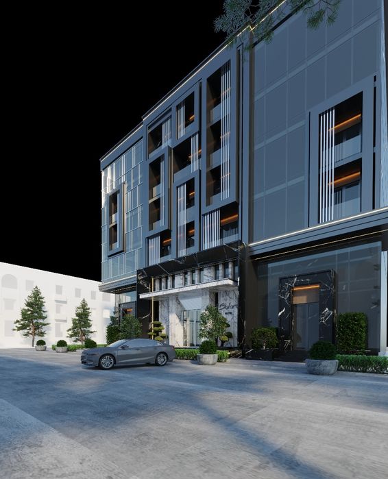 Центр! Аренда! 5-этажная здания (новая) с общей  площадью 4500м² своя