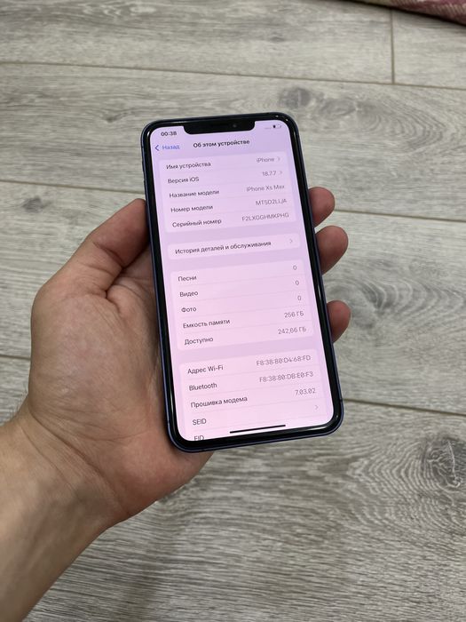 Iphone Xs Max 17 Pro korpus 256 Gb