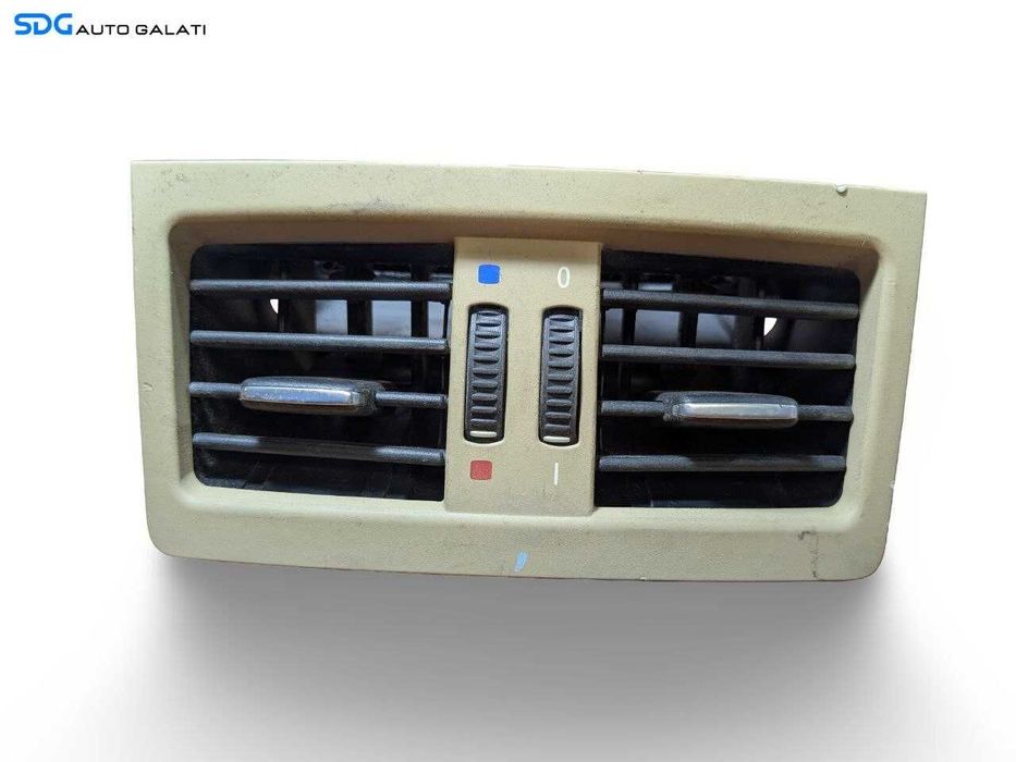 Gura Grila Aer Aerisire Ventilatie Cotiera Consola Centrala Spate BMW Seria 5 E60 2006 - 2010 Cod 7129556 6932023 6932024 [L9374]