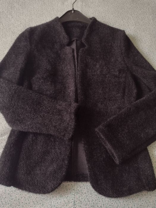 Елегантно мекичко черно сако р.S