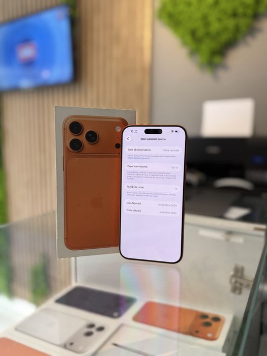 **ATS GSM**iPhone 17 Pro Max 1Tb Orange/Bat100%/Grad A/Fact+Gar