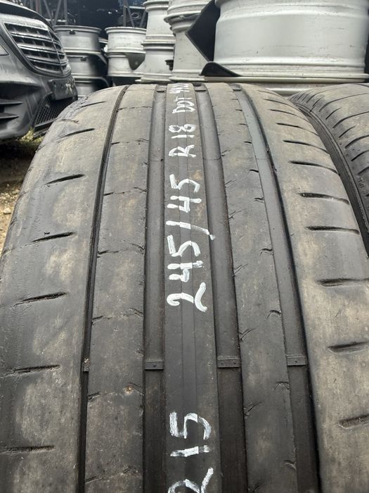 2 броя Летни гуми Pirelli 245/45 R18 Dot 4422 ном 215