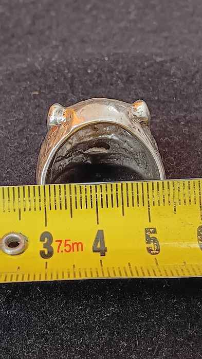 Сребърн пръстен проба 925 с диаманти