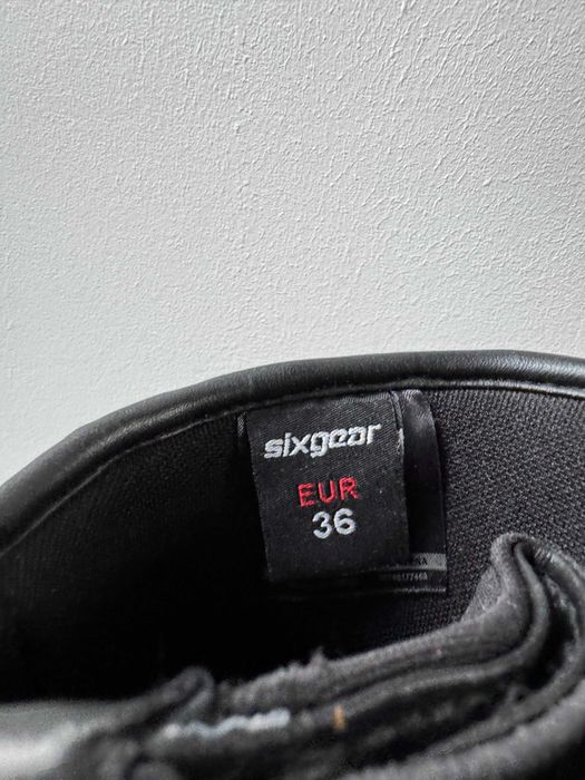 Cizme Moto din Piele SIXGEAR ELENA – Mărimea 36, ca noi, Waterproof