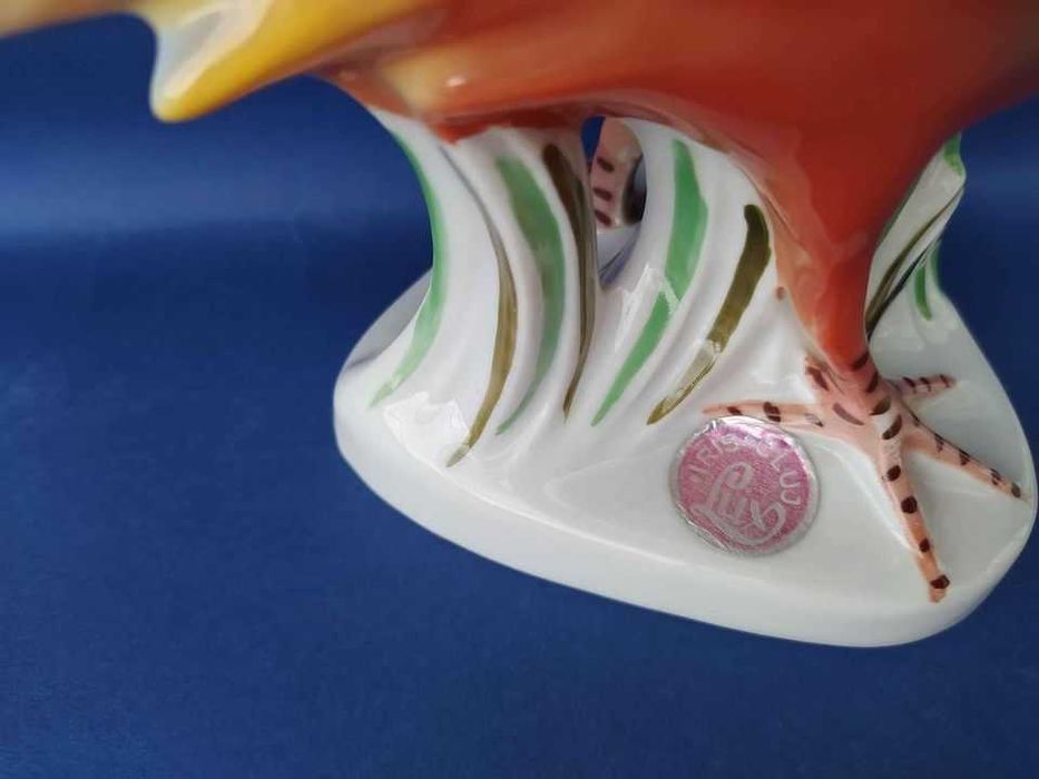 bibelou pasare portelan