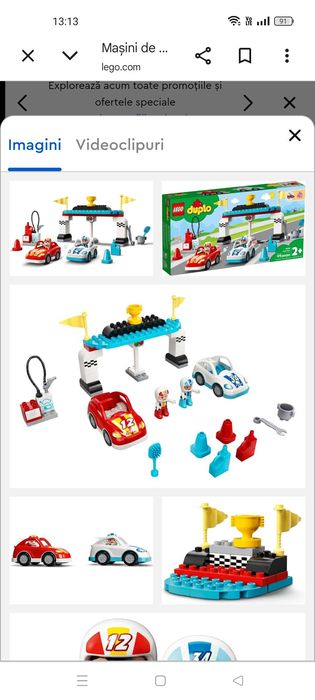 Lego duplo-masini de curse- 10947