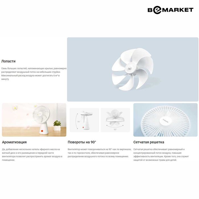 Мини-вентилятор Xiaomi Rechargeable Mini Fan