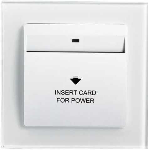 Intrerupator economizor hotel, orice card / MIFARE 13.56MHz