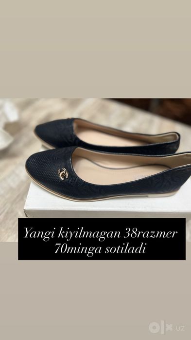 Oyoq kiyim yangi holatda