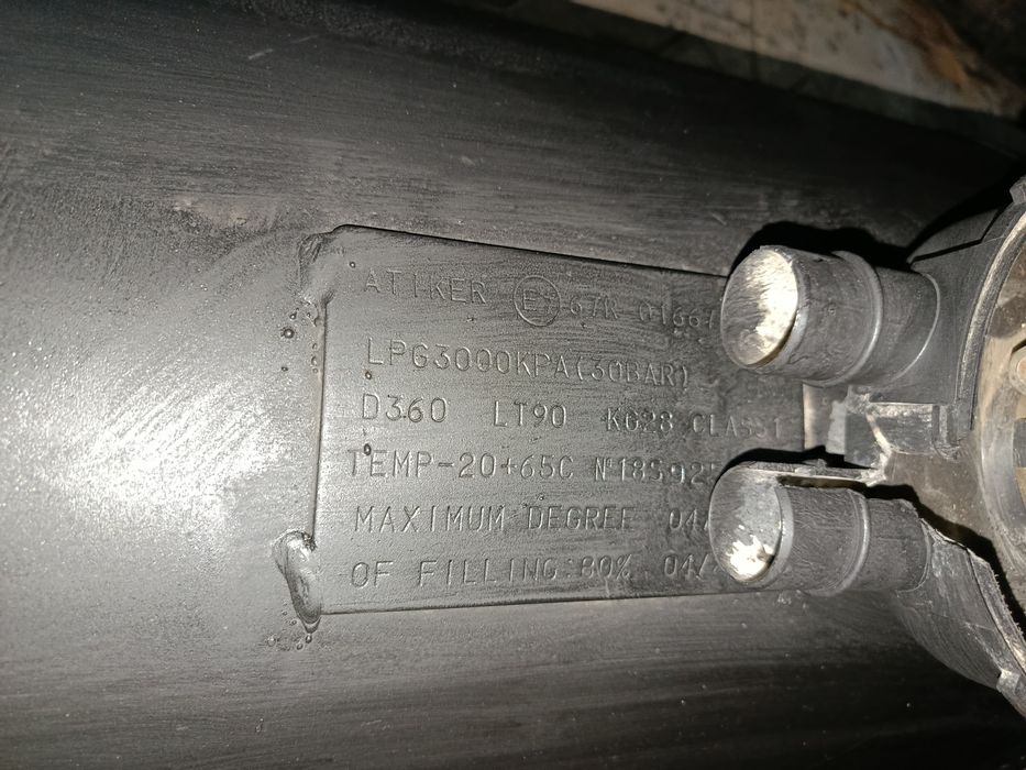 Propan gaz balon 90 litrlik  2018 yil