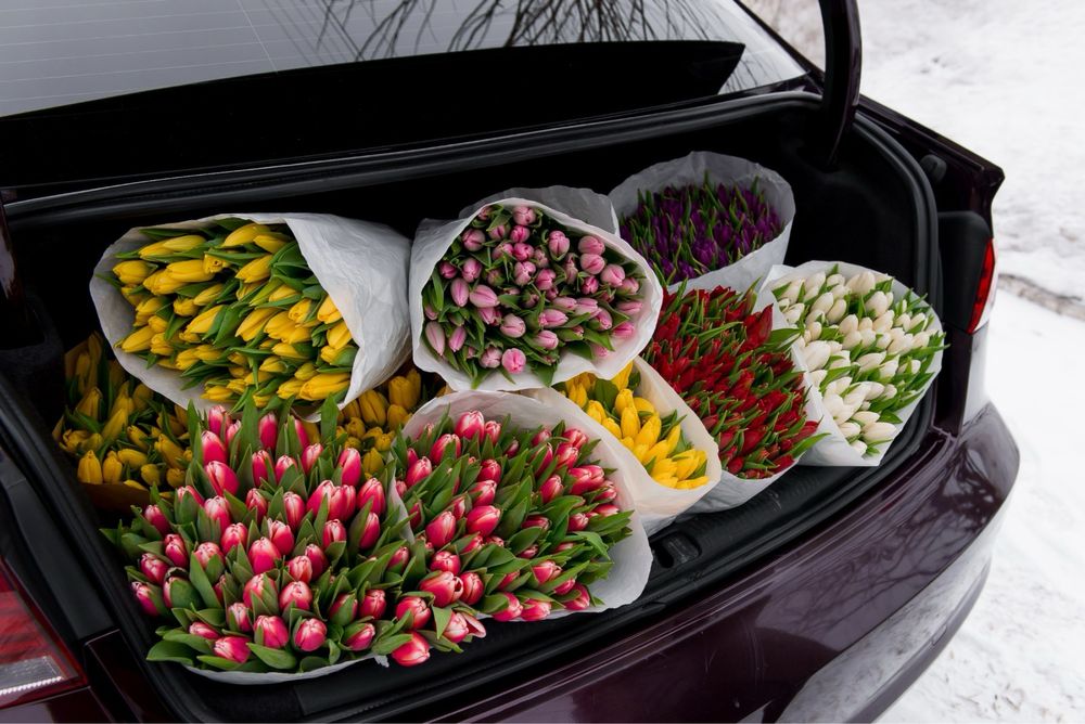 Тюльпаны к 8 марта 2026