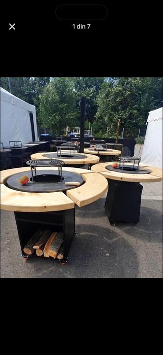 Grătar picnic fier forjat