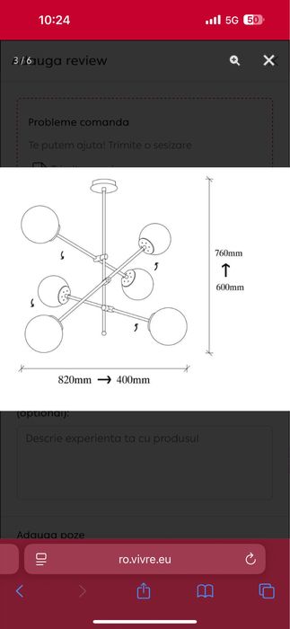Lustra/Candelabru impecabil