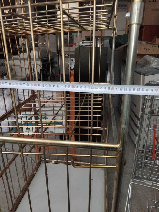 Транспортна складова количка поцинкована