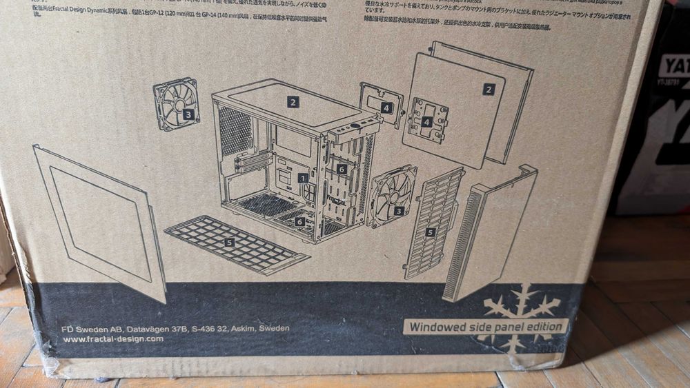 Carcasa Mini-ITX Fractal Design Define Nano S Window - Antifonata