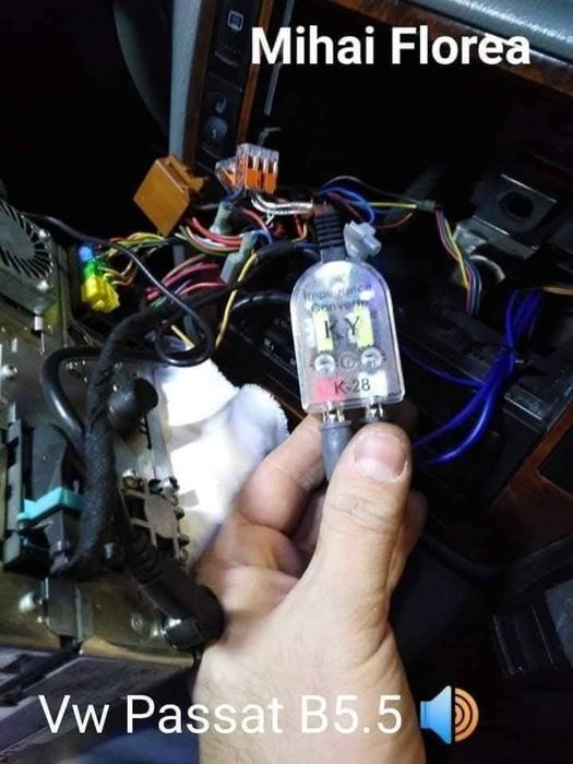 Adaptor convertor hi low audio auto
