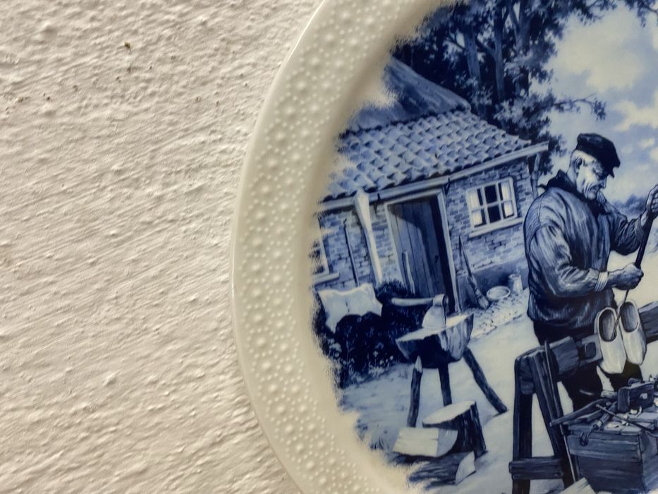 Винтидж порцелан Делфт 1950 1970 колекционерска ръчна украса