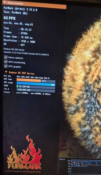Placa Video Sapphire Nitro+ Radeon RX 590 8GB GDDR5 - Ca nouă