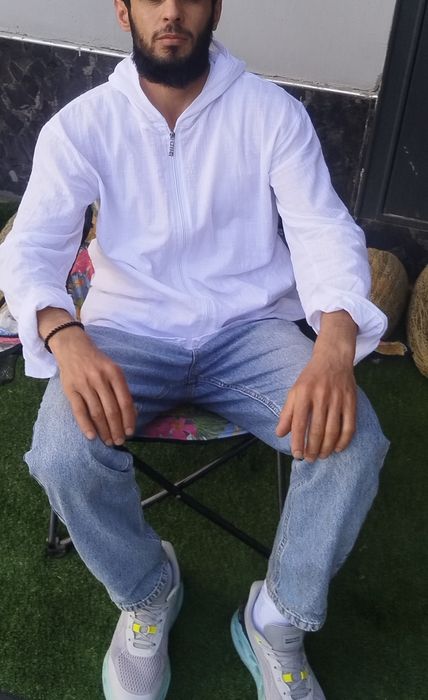 Срочно цена  только  на 2 дня  Рубашка с капюшоном хб лён  паплин