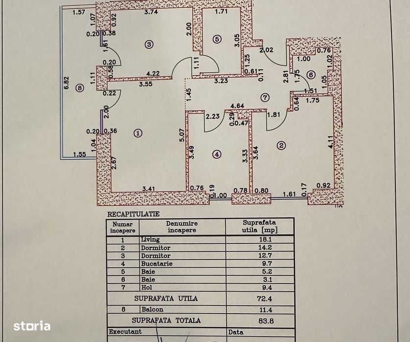 Cortina North | 3 Camere Premium | 83mp | Parcare Subterană | 0% Comis