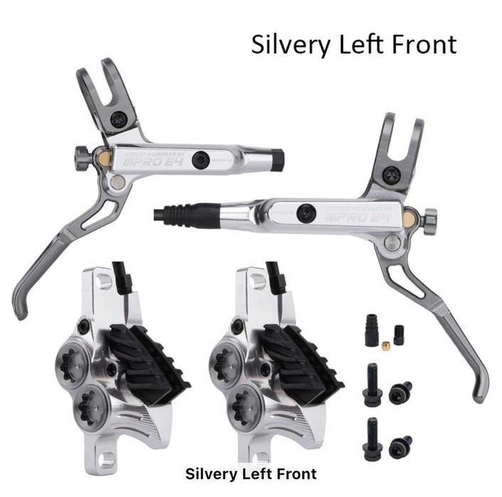 -55%Намаление Мощни 4 бутални хидравлични спирачки за велосипед колело